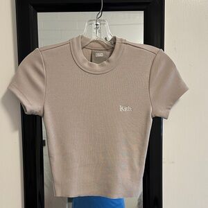 Kith Women's Taupe Short Sleeve Tee